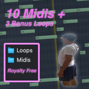 RnB/Vibey Midi Pack: 10 Midis + 3 Bonus Loops